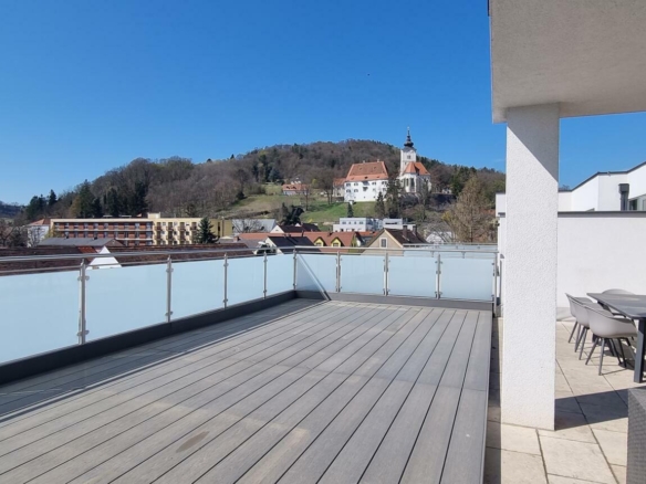 Gradnerstraße 4-Zi möbl. Dachterrasse-Kirche