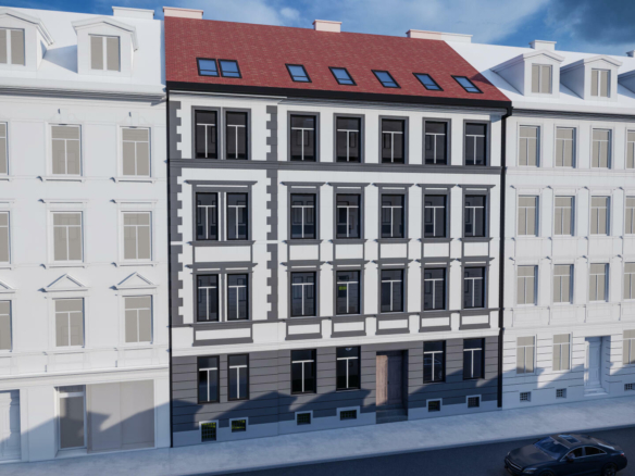 Rendering Straßenseitig