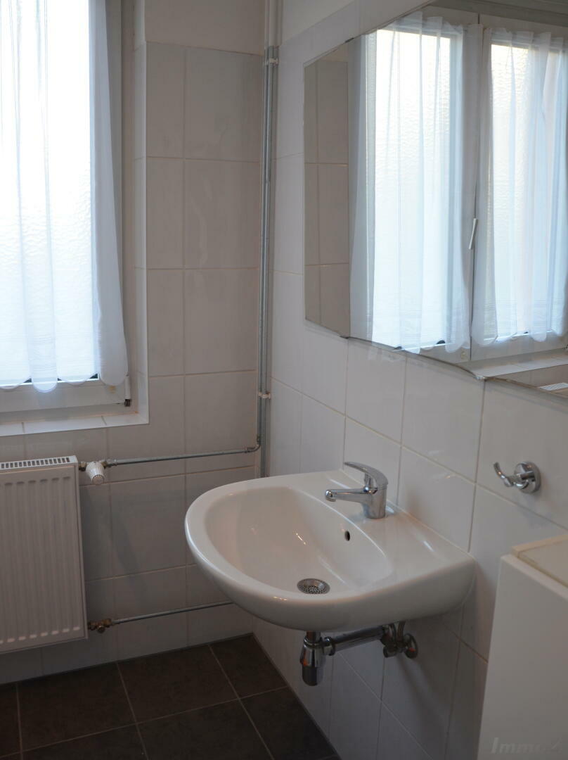 Tageslichtbad mit großem Fenster