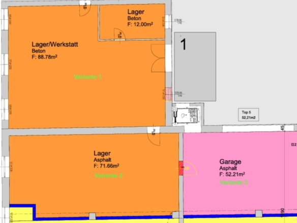 Grundriss Lager