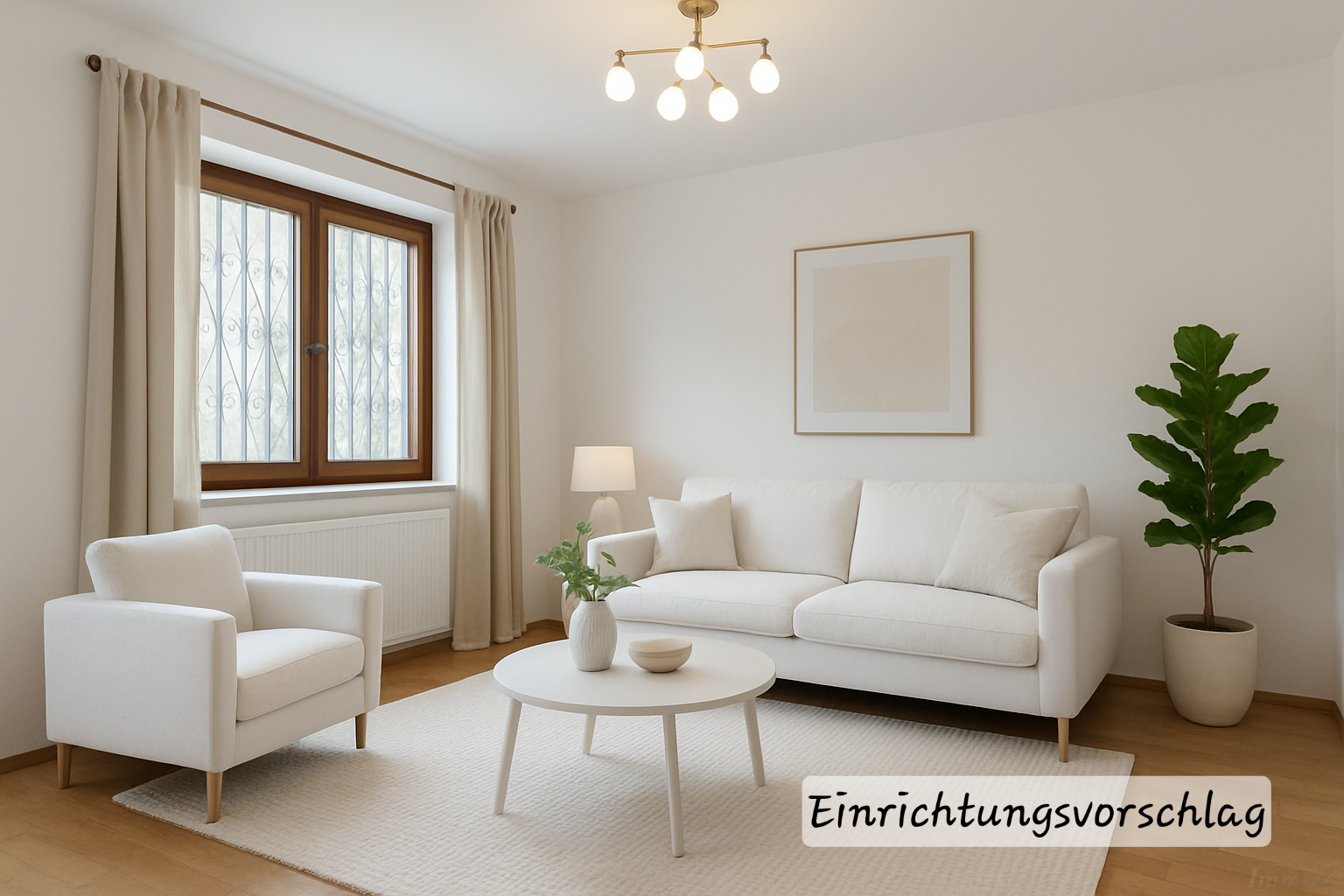 Einrichtungsvorschlag Wohnbereich EG