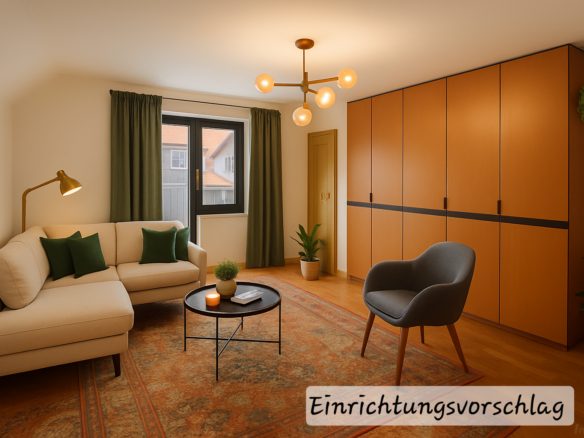 Einrichtungsvorschlag Wohnbereich DG