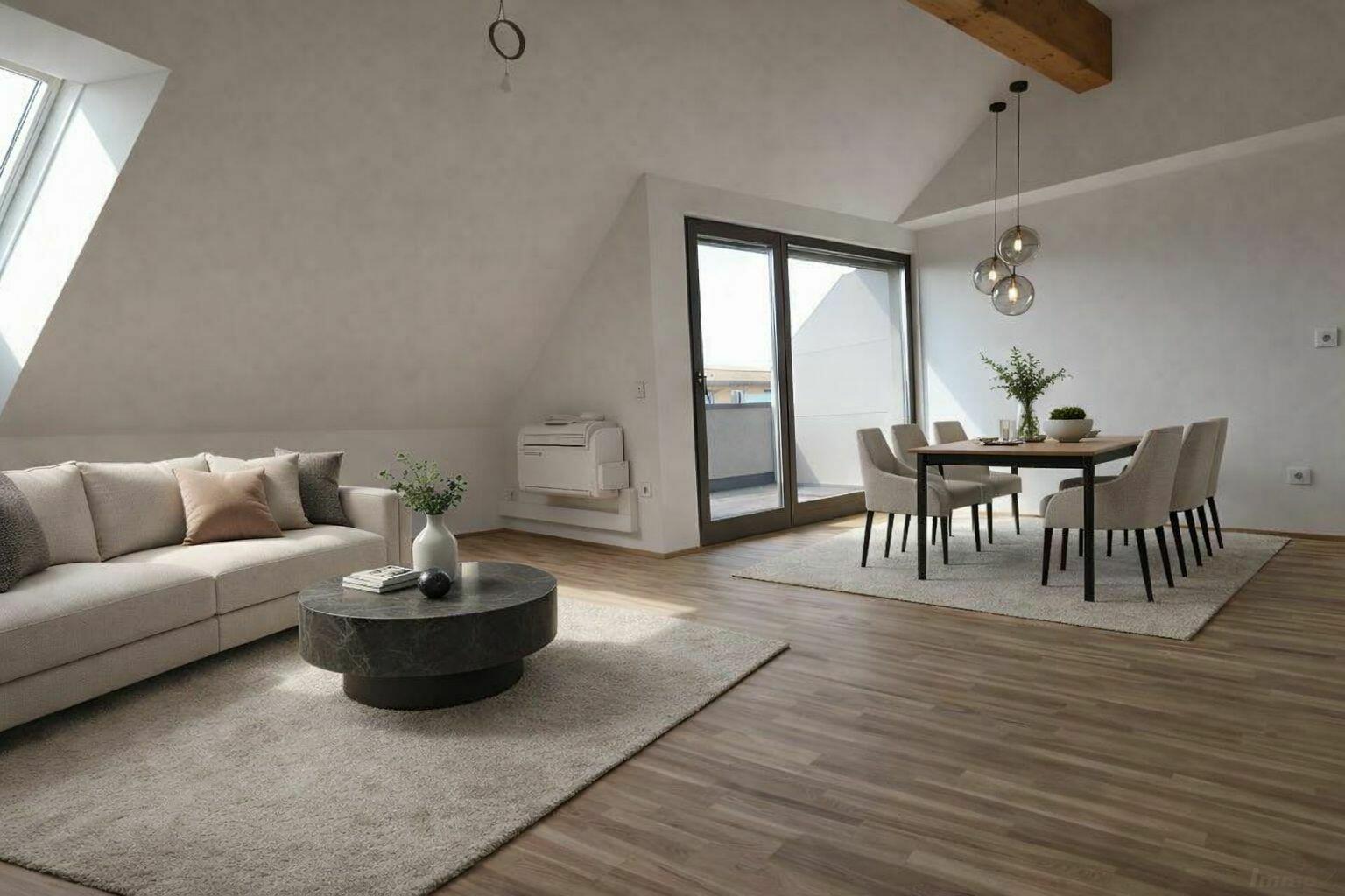 Wohn-Essbereich KI-Vorschlag