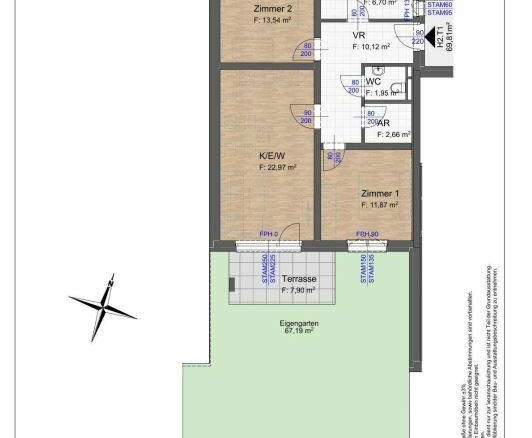 Grundrissplan_Haus2_Top1