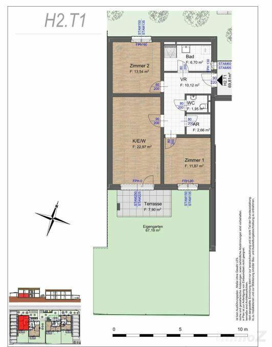 Grundrissplan_Haus2_Top1