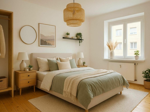 Schlafzimmer KI-generiert