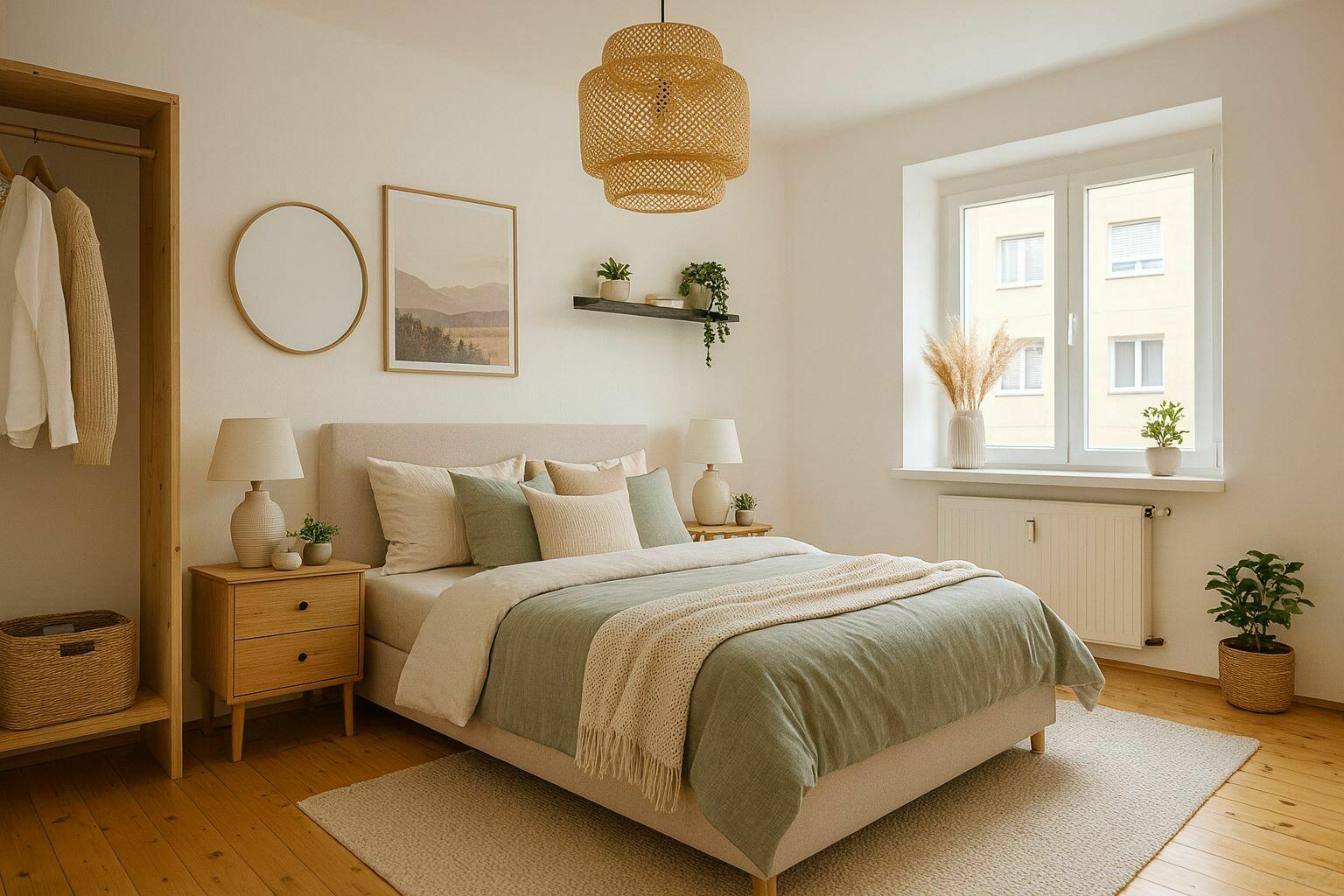 Schlafzimmer KI-generiert