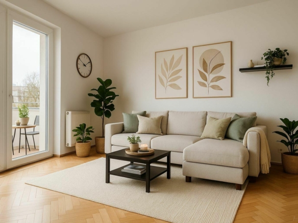 Wohnzimmer ki-generiert