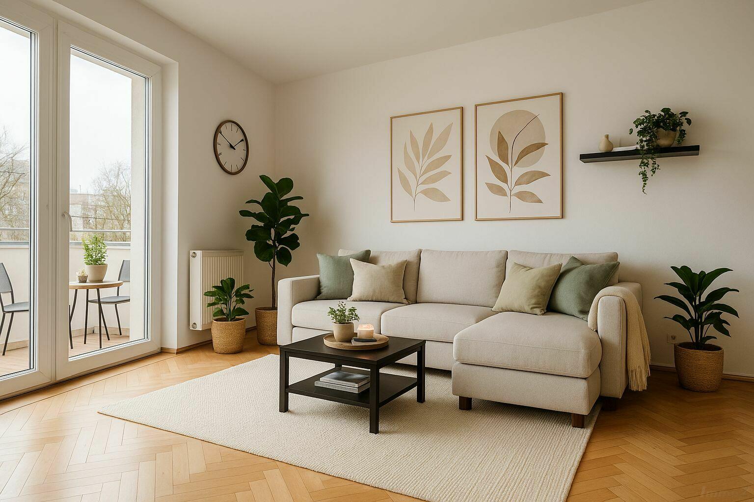 Wohnzimmer ki-generiert Wohnzimmer ki-generiert