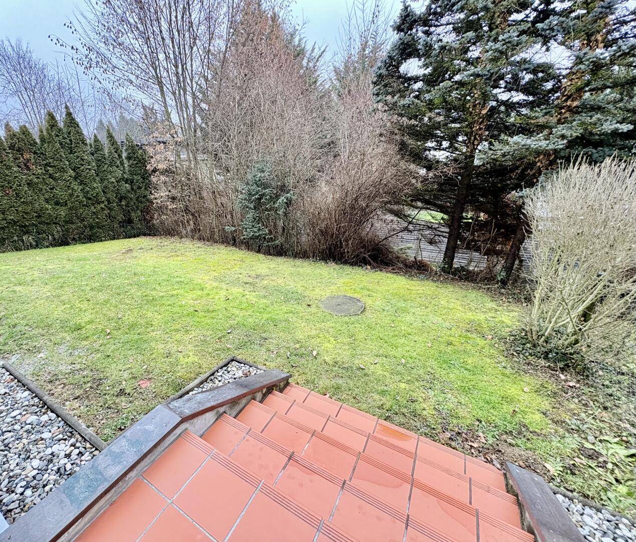 Abgang in den Garten