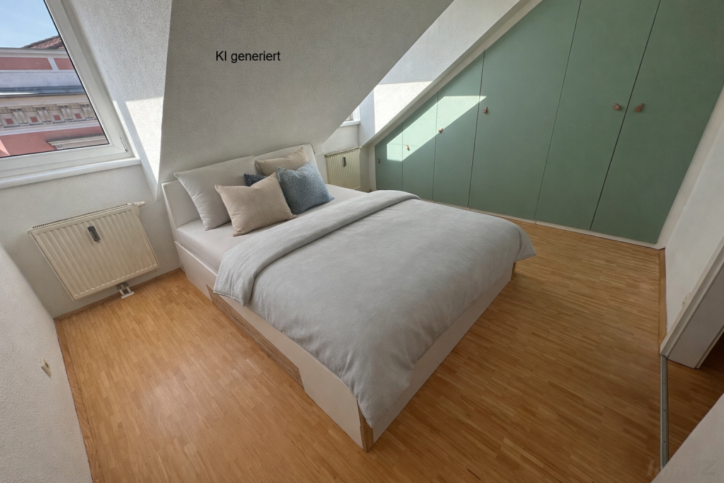 Schlafzimmer möbliert