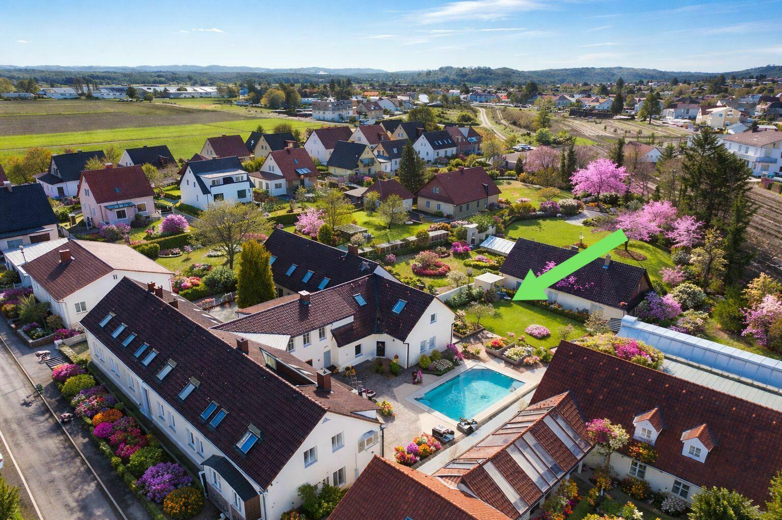 Drohnenansicht - KI unterstützt