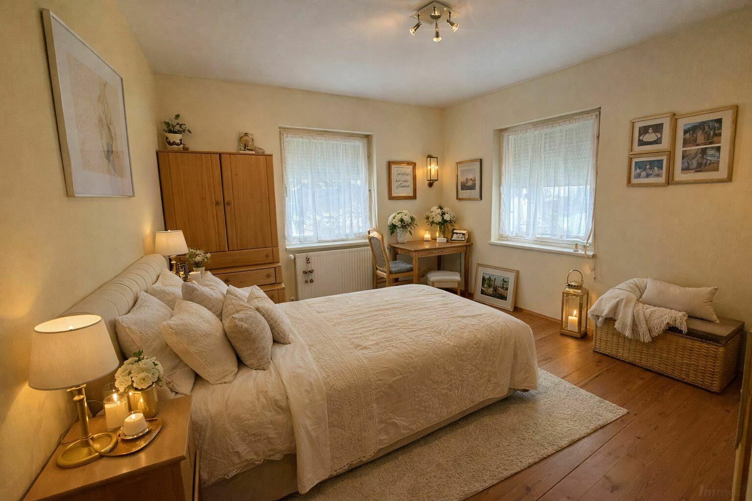 Zimmer 1 im OG, Deko KI-unterstützt
